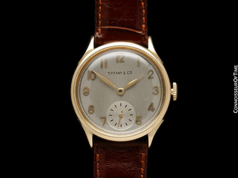 1928 Tiffany & Co. by IWC Vintage Watch with Cresarrow Case - 14K Gold