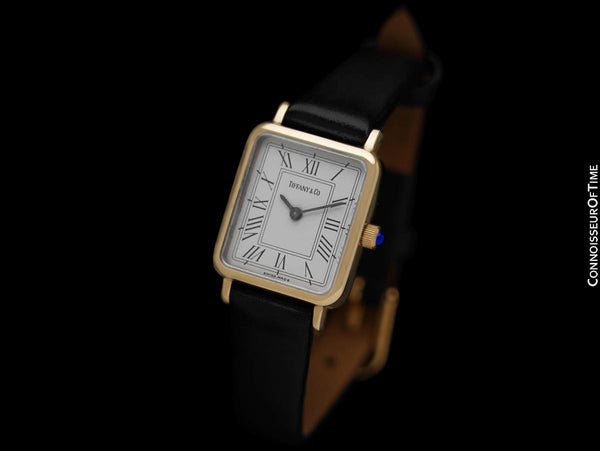 Tiffany & Co. Ladies Rectangular Portfolio Watch - 14K Gold  display picture 2