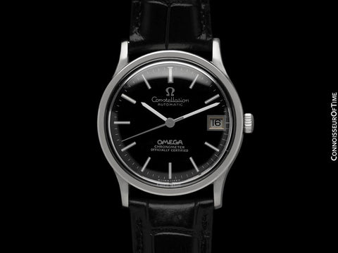 1969 Omega Constellation Vintage Mens Automatic Chronometer Watch, Date - Stainless Steel