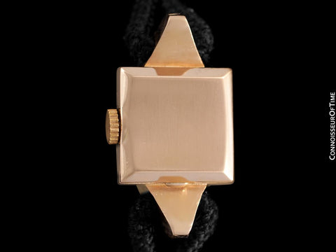 1940's Rolex Precision Vintage Pre-Cellini Ladies Watch, Ref. 3712 - 14K Rose Gold