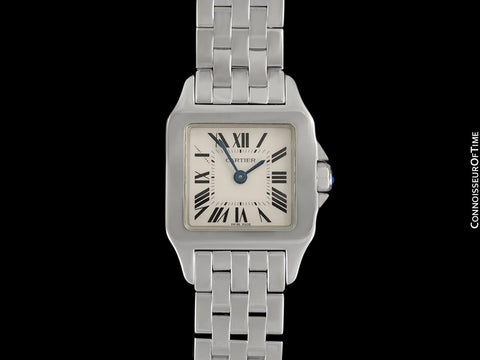 Cartier Santos Demoiselle Ladies Bracelet Watch, Ref. W25064Z5 - Stainless Steel