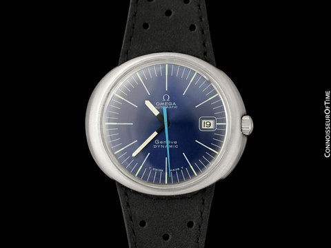 1970's Omega Dynamic Vintage Mens Automatic Watch with Quick-Setting Date - Stainless Steel