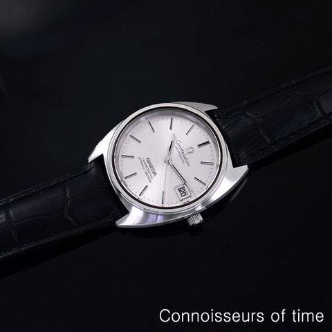 1974 Omega Constellation "C" Chronometer Vintage Mens Calendar Date Watch - Stainless Steel