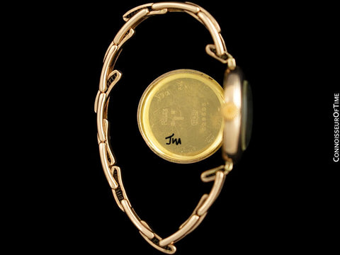 1910's Rolex Ladies Vintage Art Deco Watch with Original Box - 9K Rose Gold