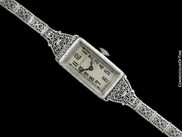 1925 Tiffany & Co. Ladies Vintage Watch - Platinum & 18K Gold