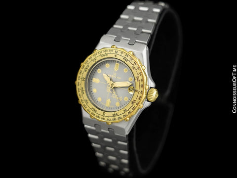 Breitling Éric Tabarly Ladies Wind Direction Bezel Yachting Watch, 80.790 - 18K Gold Plated & Stainless Steel