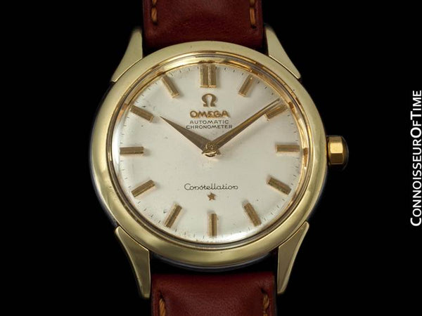 OMEGA ヴィンテージ　腕時計　14K GOLD 1961 Omega Constellation Vintage Mens 14K Gold Watch with