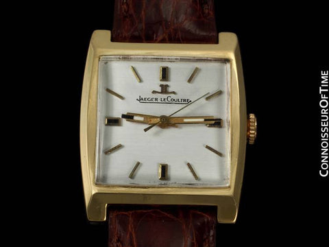 1956 Jaeger-LeCoultre Vintage Mens Midsize Dress Watch - 18K Gold