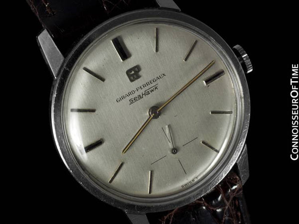 1960 s Girard Perregaux Sea Hawk Vintage Mens Waterproof Watch