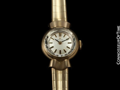 1962 Omega Vintage Ladies Sapphette Watch - Solid 9K Gold