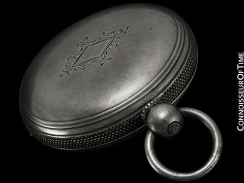1864 American Watch Co. / Waltham Appleton Tracy Civil War Pocket Watch, 18 size - Coin Silver