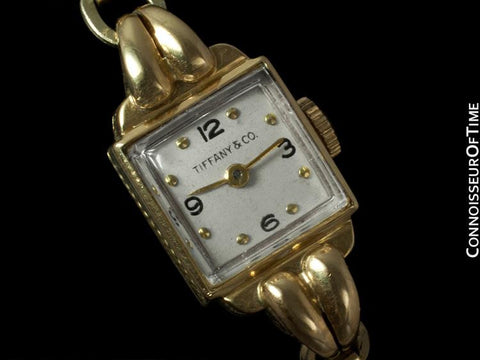 1950's Tiffany & Co. Movado Ladies Vintage Watch - 14K Gold