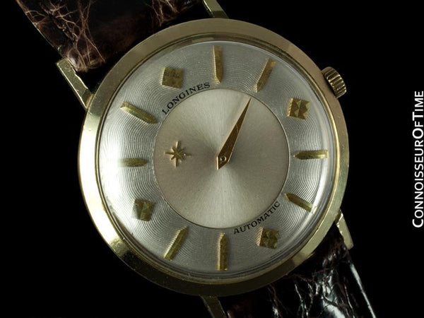 1950's Longines Vintage Mystery Dial Admiral 1200 Watch 10K Gold