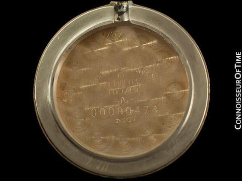 1954 Jaeger-LeCoultre Vintage Calendar Date Mens Watch - 14K Gold