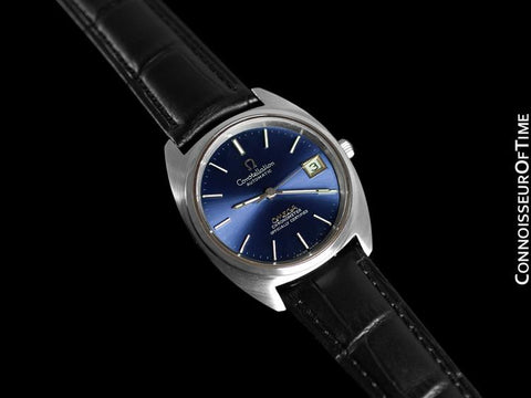 1972 Omega Constellation "C" Chronometer Vintage Mens Calendar Date Watch - Stainless Steel