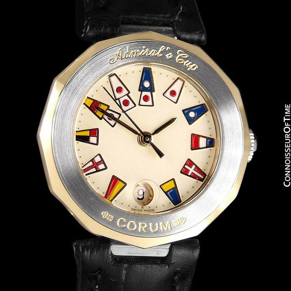 限定品 CORUM Admiral's Cup 腕時計！18WG！シェル文字盤！ Corum Admiral's Cup Ladies Nautical Watch - Solid 18K Gold