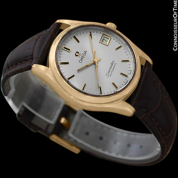 1970's Omega Seamaster Vintage Mens Watch with Quick-Setting