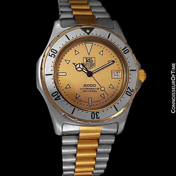 稼働 TAG HEUER 2000 Professional 974.013 TAG Heuer Professional 2000 Mens Diver Watch, 974.013 - Stainless