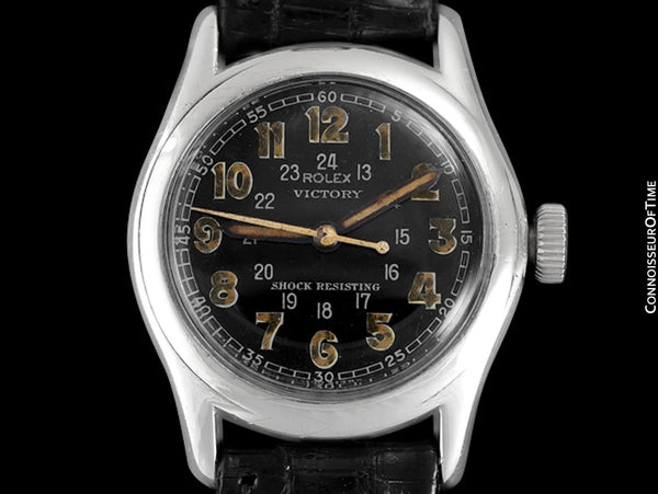 1940's Rolex Oyster Victory Vintage Mens Midsize 