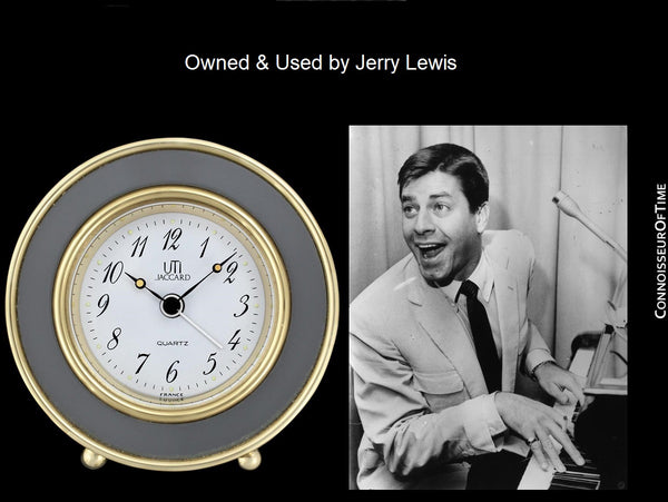 UTI Jaccard Vintage Travel Alarm Clock - Owned & Used by Jerry Lewis
