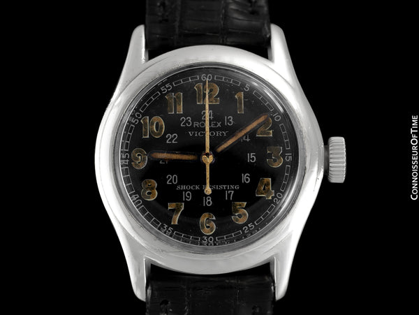 1940's Rolex Oyster Victory Vintage Mens Midsize 