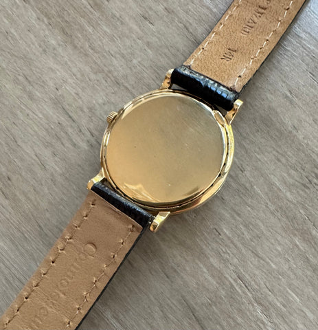 1962 Audemars Piguet "Extra-Flat" Vintage Mens Midsize Watch - 18K Gold & Diamonds