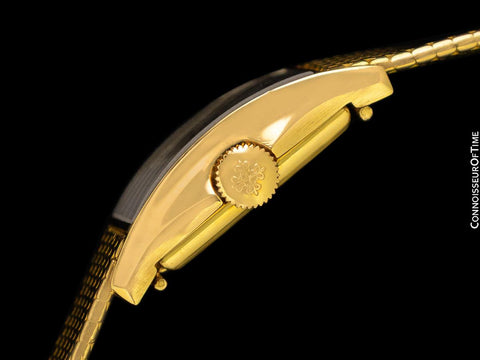 1960 Patek Philippe Vintage Ladies Rare "Manta Ray" 18K Gold Watch - Albert Gilbert Designed