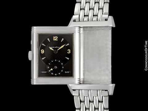 Jaeger-LeCoultre Reverso Night & Day Mens Watch, 270.8.54 - Stainless Steel