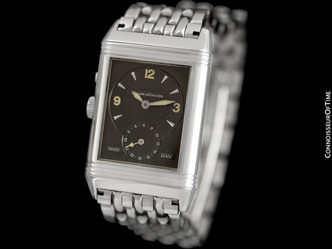 Jaeger-LeCoultre Reverso Night & Day Mens Watch, 270.8.54 - Stainless Steel