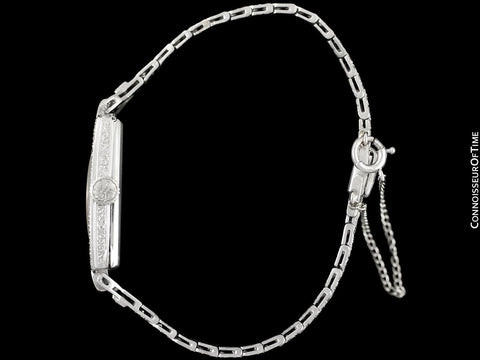 1922 Patek Philippe Vintage Art Deco Ladies Watch with Extract - Platinum & Diamonds