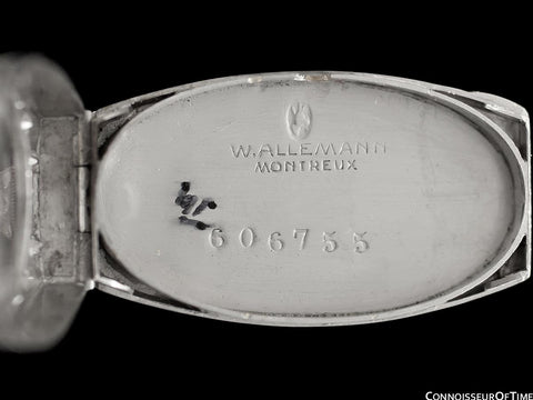 1922 Patek Philippe Vintage Art Deco Ladies Watch with Extract - Platinum & Diamonds
