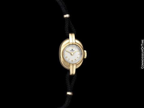 1950's Rolex Standard Ladies Dress Watch - Solid 10K Gold
