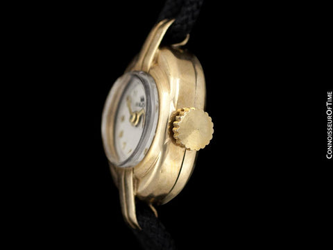 1950's Rolex Standard Ladies Dress Watch - Solid 10K Gold