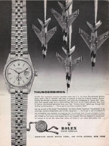 1961 Rolex Vintage Turn-O-Graph Thunderbird Datejust Mens Watch, 1625 - Stainless Steel & 18K Gold