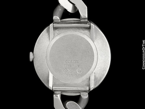 Ladies Swiss Sterling Silver Watch With Link Bracelet - OWNED & WORN BY DORIS DAY