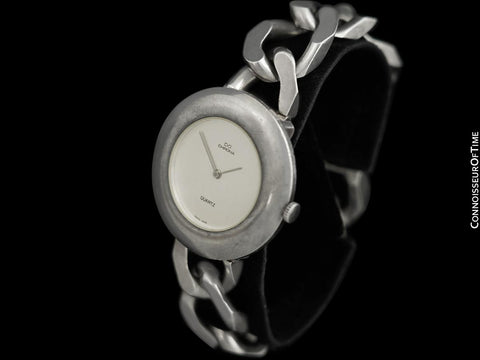 Ladies Swiss Sterling Silver Watch With Link Bracelet - OWNED & WORN BY DORIS DAY