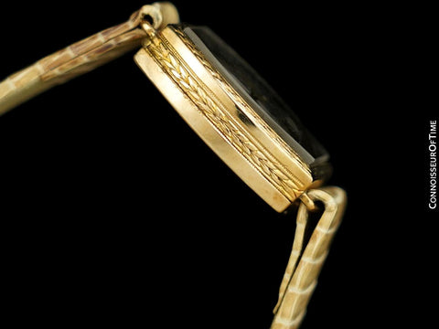 1920's Rolex Ladies Vintage Art Nouveau Watch - 9K Gold