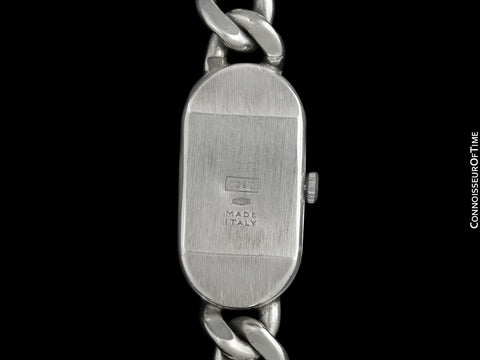Gurami Ladies Swiss & Italian Silver Watch With Link Bracelet - Owned & Worn By Doris Day
