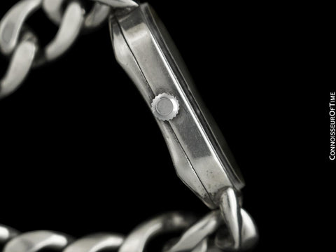 Gurami Ladies Swiss & Italian Silver Watch With Link Bracelet - Owned & Worn By Doris Day