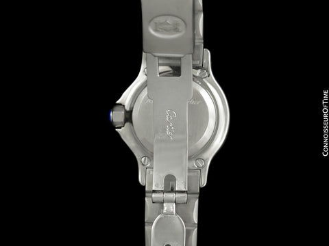 Cartier Santos Octagon Ladies Automatic Stainless Steel Watch - WORN BY SUPERMODEL WINNIE HARLOW (with photo)