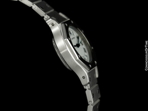 Cartier Santos Octagon Ladies Automatic Stainless Steel Watch - WORN BY SUPERMODEL WINNIE HARLOW (with photo)