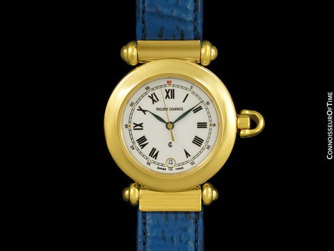 Philippe Charriol Christoper Columbus 1492 Mens Watch - 18K Gold Plated & Stainless Steel