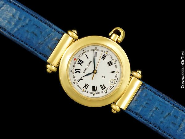 Philippe Charriol Christoper Columbus 1492 Mens Watch - 18K Gold Plated & Stainless Steel