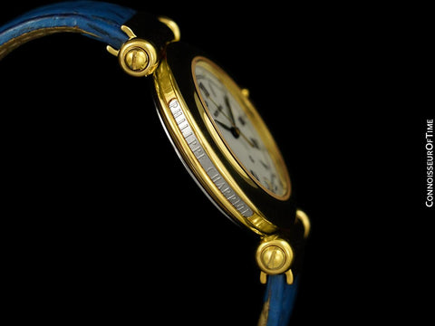 Philippe Charriol Christoper Columbus 1492 Mens Watch - 18K Gold Plated & Stainless Steel