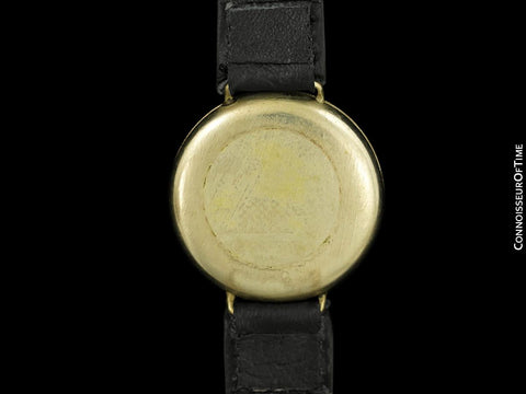 1920's Movado Full Hermetic Mens Nickel Watch - Early Waterproof Design