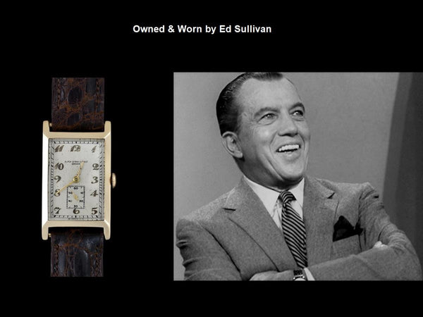 1934 Black Starr & Frost by Zenith Vintage Mens 14K Gold Watch - Gifted by Legendary TV Host Ed Sullivan