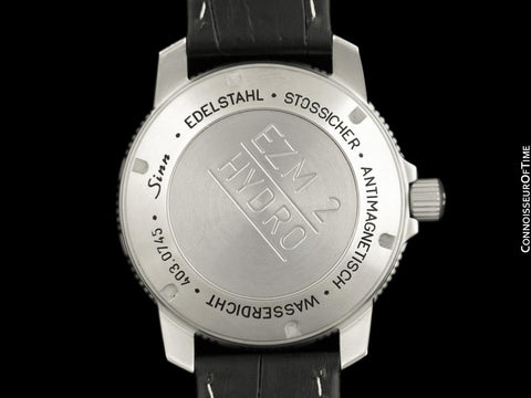Sinn UX EZM2 Hydro Mens Deep Diver Special Forces Stainless Steel Watch - Box & Papers