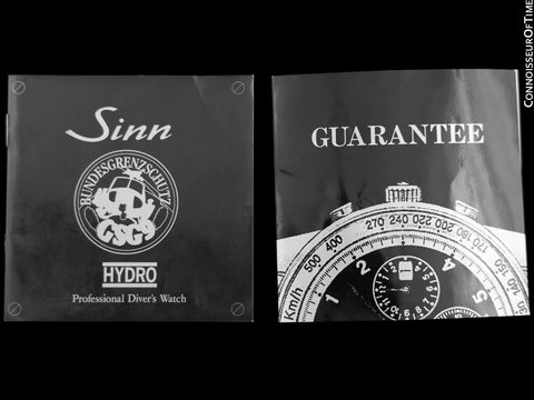 Sinn UX EZM2 Hydro Mens Deep Diver Special Forces Stainless Steel Watch - Box & Papers