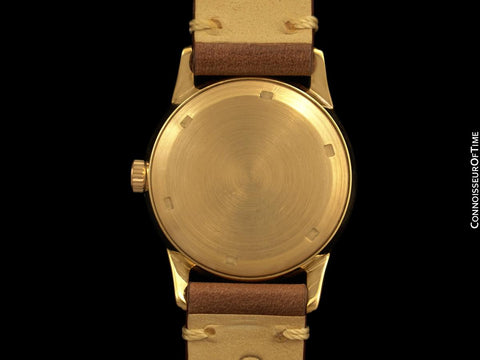 1940's Rolex Aqua Vintage Mens Claw Lug Handwound Watch - 10K Solid Gold