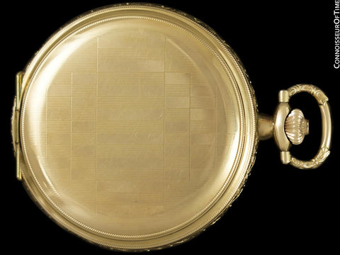 Owned By Siegfried & Roy - 1930's Favor Antique Mens Pocket Watch - 18K Gold Plated